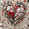 Broken Heart Diamond Painting