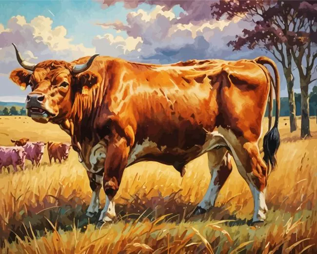 brown bull Diamond Paintings Brown Bull Diamond Painting