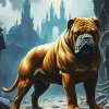 Brown Bull Mastiff Diamond Painting
