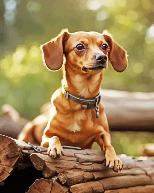 brown chiweenie Diamond Paints Brown Chiweenie Diamond Painting