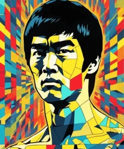 Bruce Lee Pop Art Diamond Painting