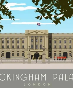 Buckingham Palace Poster Diamond Painting