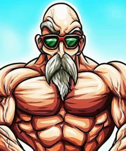 Buff Master Roshi Diamond Painting