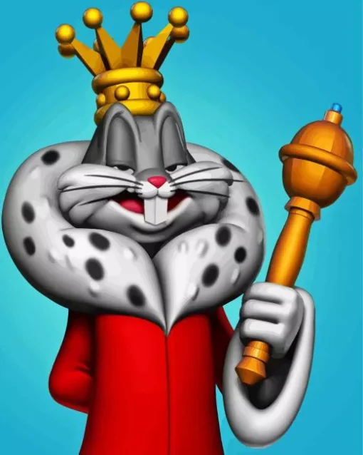 Bugs Bunny Crown Diamond Painting DiamondPaintingKitsCanada COM