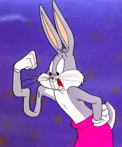 Bugs Bunny Flexing Muscles Diamond Painting