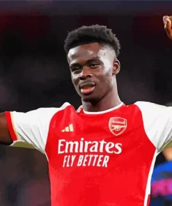 Bukayo Saka Arsenal Diamond Painting