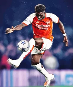 Bukayo Saka Arsenal Player Diamond Painting