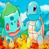Bulbasaur And Squirtle Diamond Painting