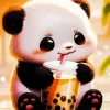 Cute Panda Art Diamond Painting