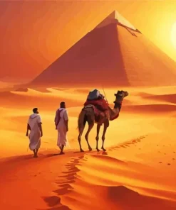 Egypt Camel Art Diamond Painting