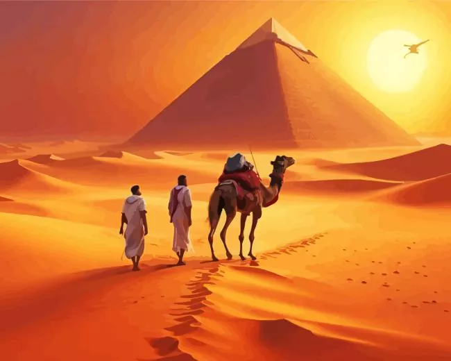 egypt camel art Diamond Paintings Egypt Camel Art Diamond Painting