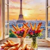 Eiffel Tower Sunset Art Diamond Painting