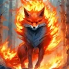 Eight Tail Fox Diamond Painting