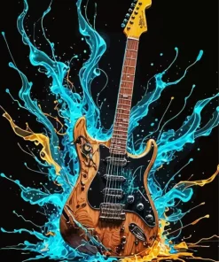 Electric Guitar Art Diamond Painting