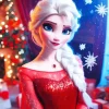 Elsa Frozen Christmas Art Diamond Painting