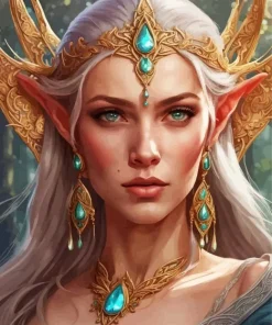 Elven Queen Art Diamond Painting