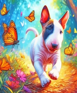 English Bull Terrier Art Diamond Painting