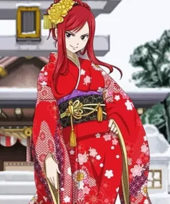 Fairy Tail Erza Kimono Diamond Painting