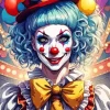 Female Clown Scary Art Diamond Painting