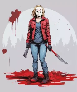 Female Jason Voorhees Art Diamond Painting