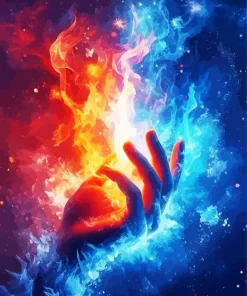 Fire And Ice Diamond Painting