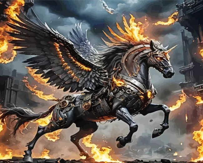 firehorse Diamond By Numbers Firehorse Diamond Painting