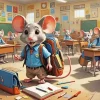First Day Of School Mouse Diamond Painting