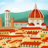 Florence Illustration Art Diamond Painting
