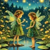 Flower Fairies Art Diamond Painting