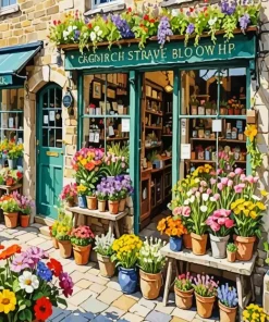 Flower Shop Art Diamond Painting