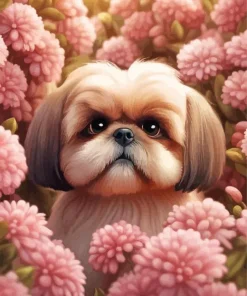 Shih Tzu Diamond Painting