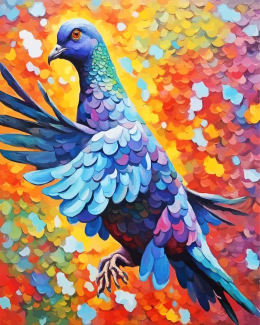 flying pigeon art Diamond Paints Flying Pigeon Art Diamond Painting