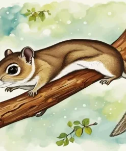 Cute Squirrel Animal Diamond Painting