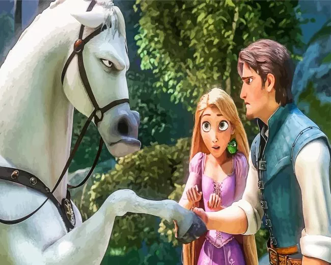 flynn rider horse Diamond Paintings Flynn Rider Horse Diamond Painting