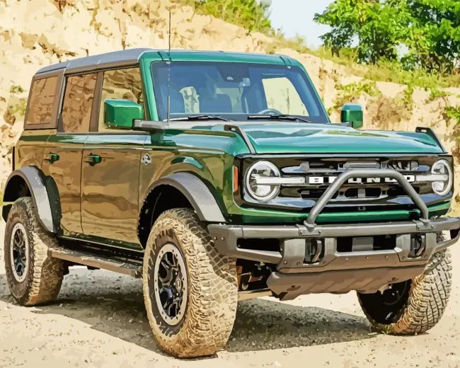 ford bronco Diamond Painst Ford Bronco Diamond Painting