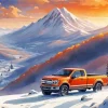 Ford Orange Diamond Painting