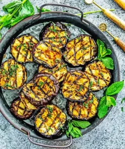 Grilled Eggplant Diamond Painting
