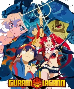 Gurren Lagann Diamond Painting