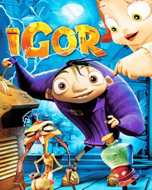 igor cartoon Diamond By Numbers Igor Cartoon Diamond Painting
