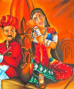 Indian Folk Art Diamond Painting