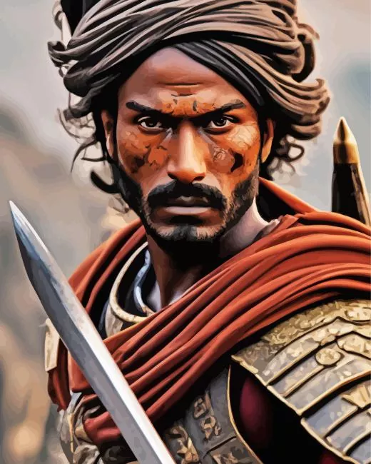 indian warrior Diamond Dotz Indian Warrior Diamond Painting