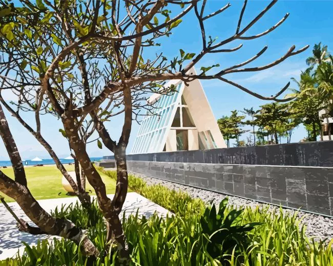 infinity chapel bali Diamond By Numbers Infinity Chapel Bali Diamond Painting