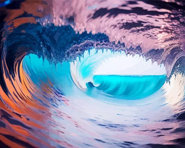 inside a wave Diamond Dotz Inside A Wave Diamond Painting