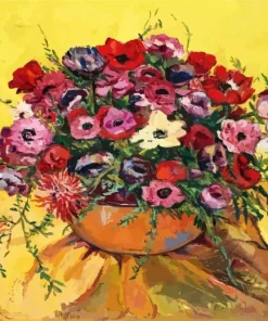 Irma Stern Flowers Vase Diamond Painting