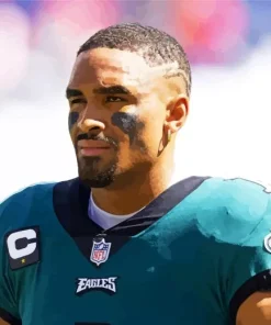 Jalen Hurts Diamond Painting