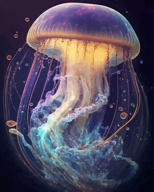 jellyfish galaxy Diamond Paints Jellyfish Galaxy Diamond Painting