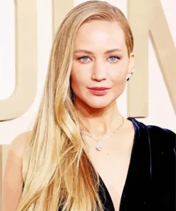 Jennifer Lawrence Actress Diamond Painting