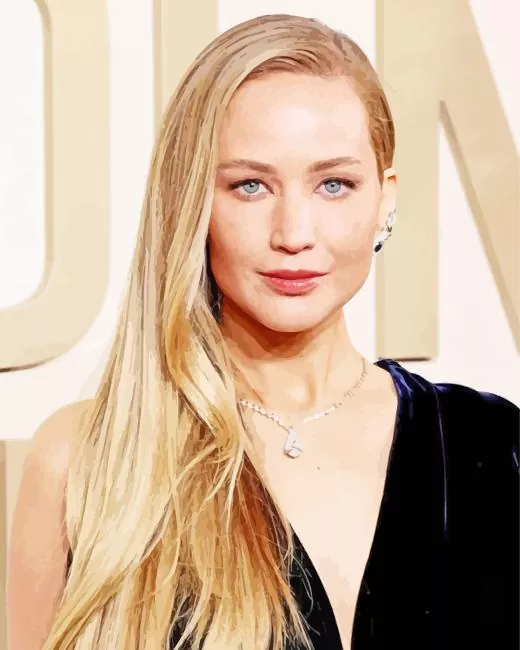 jennifer lawrence actress Diamond By Numbers Jennifer Lawrence Actress Diamond Painting