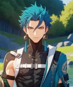 Jiyan Wuthering Waves Diamond Painting