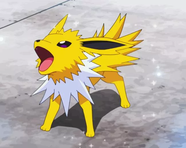 jolteon pokemon Diamond By Numbers Jolteon Pokemon Diamond Painting